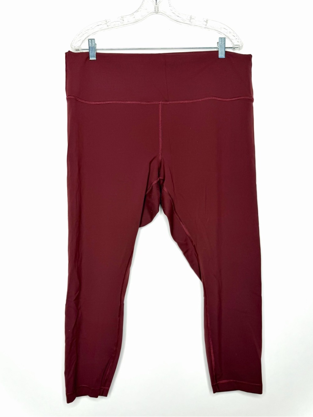 lululemon athletica wunder under leggings 20 red